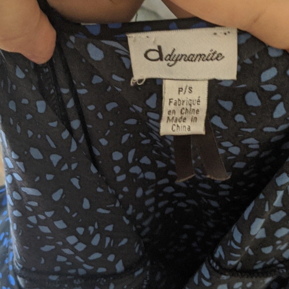 Dynamite Blue Maxi Dress - size Small - Picture 4 of 6